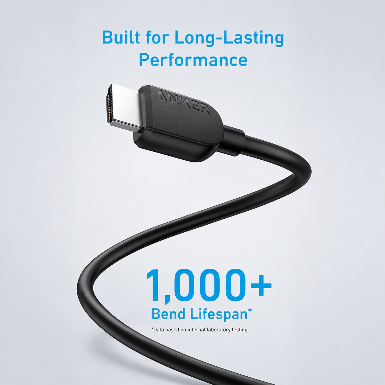 كابل أنكر ⁦HDMI 2.1 (1.8⁩م) ⁦8K -⁩ أسود