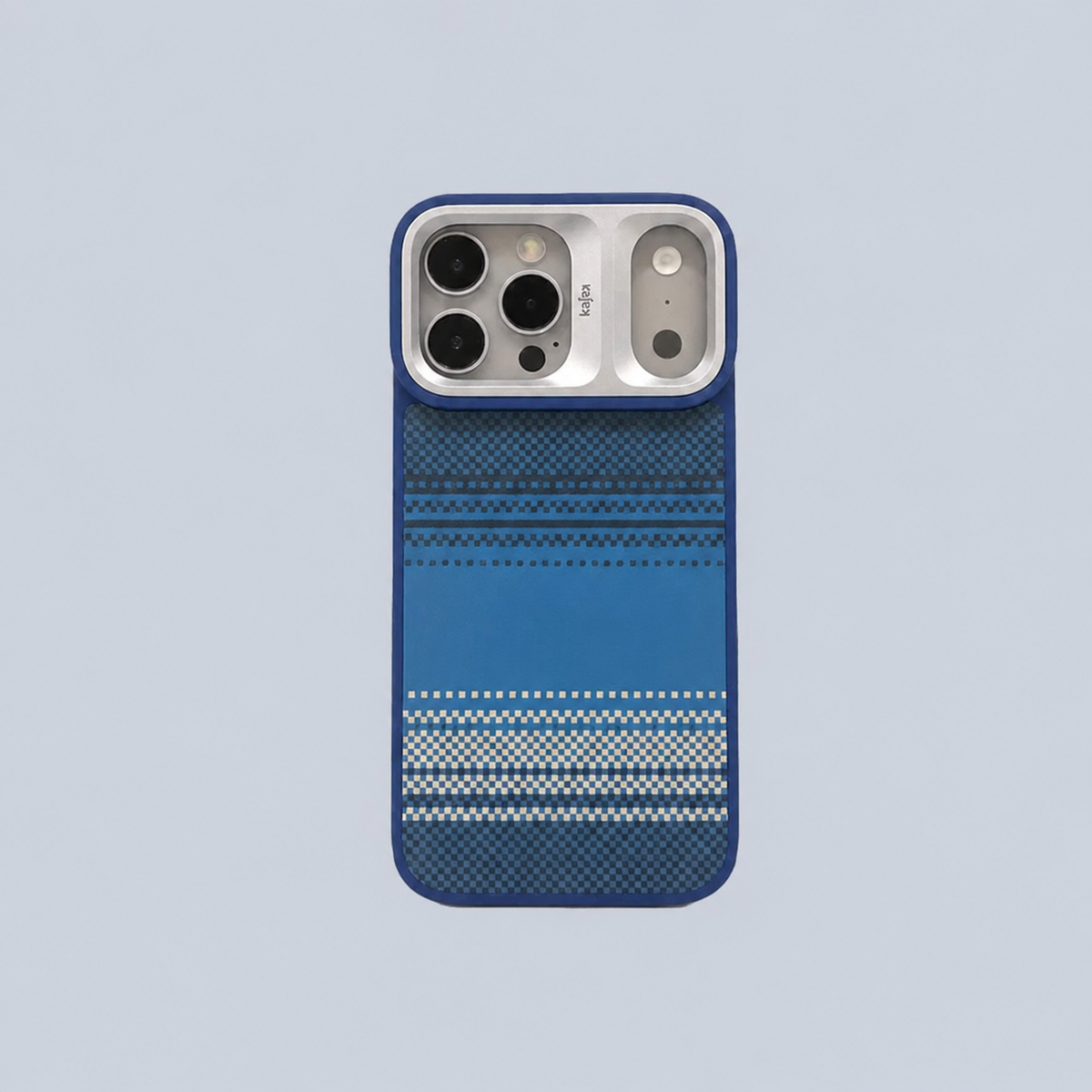 Kajsa iPhone 17 Pro Resort Collection Gradient Stripe Back Case - Blue