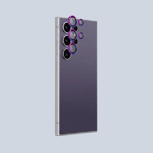 AmazingThing AR Lens Protector Glass Tempered for Samsung S24 - Clear Purple