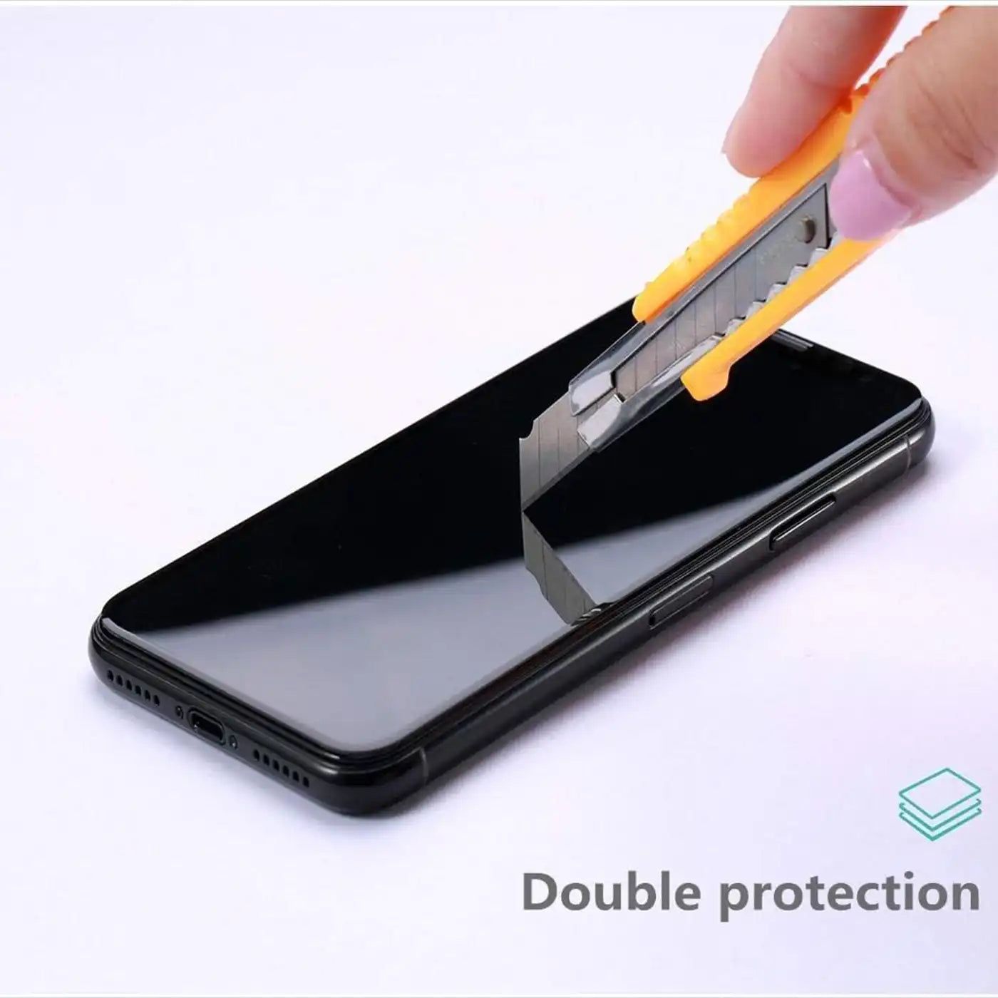 ⁦Remax Tempered Glass iPhone 12 Mini Emperor series 9D GL-32⁩