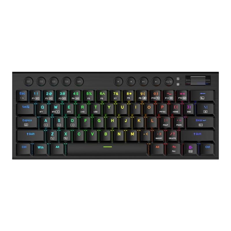 NOCTIS MINI PRO 61KEY WIRELESS BLUETOOTH RED SWITCH RGB LOW PROFILE