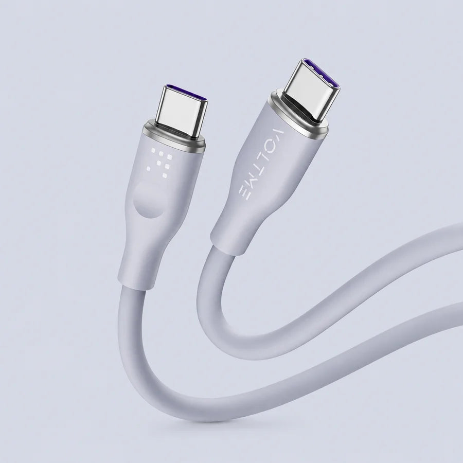 Voltme PowerLink MOSS USB-C to USB-C Cable – 100W – 1.8M – Grey