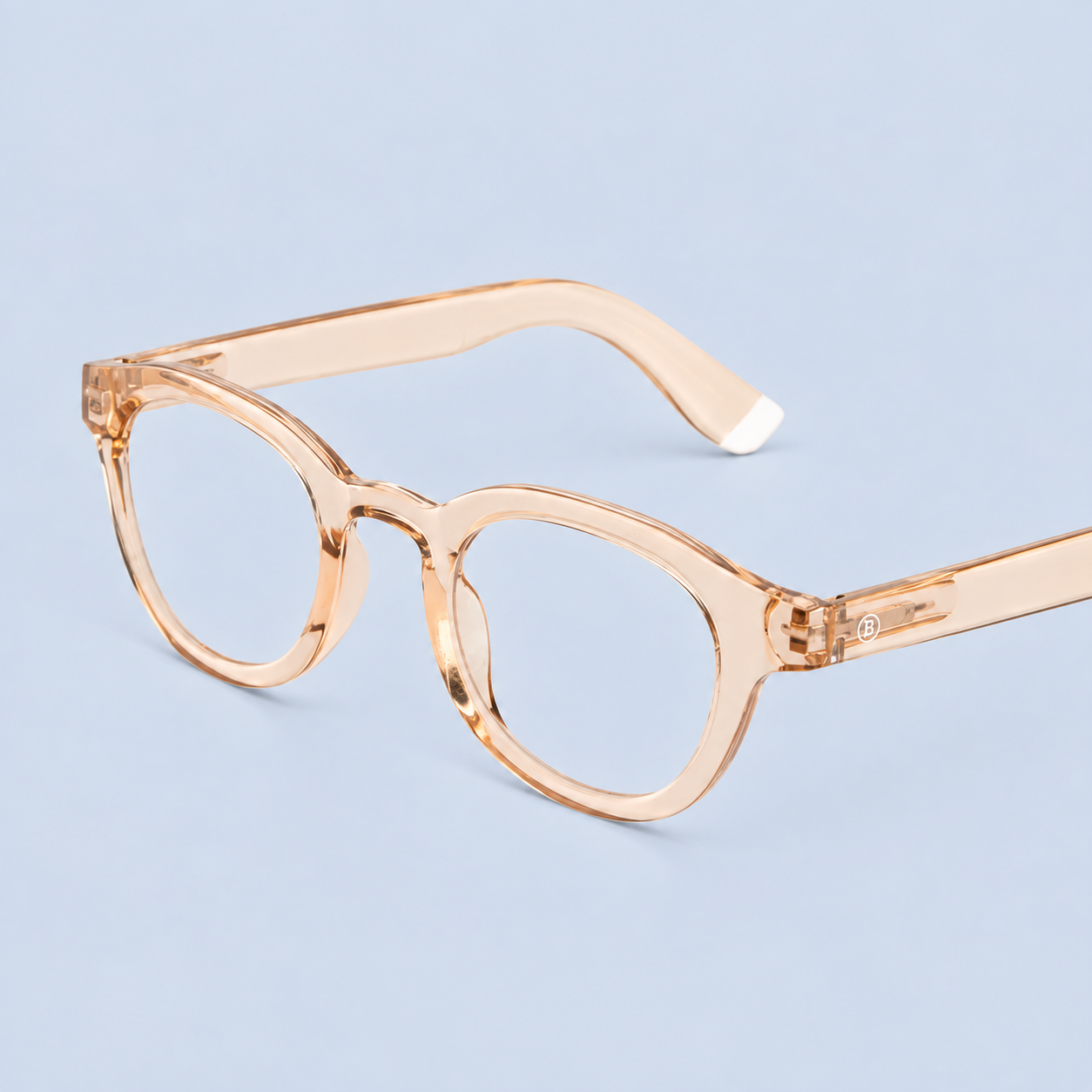 نظارات بارنر لحماية الضوء الأزرق ⁦Andy Glossy Blue light - Pink Quartz⁩