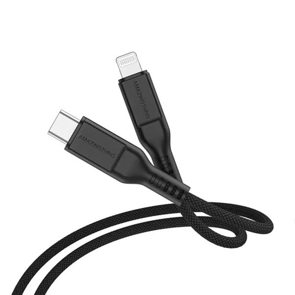 AmazingThing USB-c to lightning 3 2a 30w 1 1m cable black