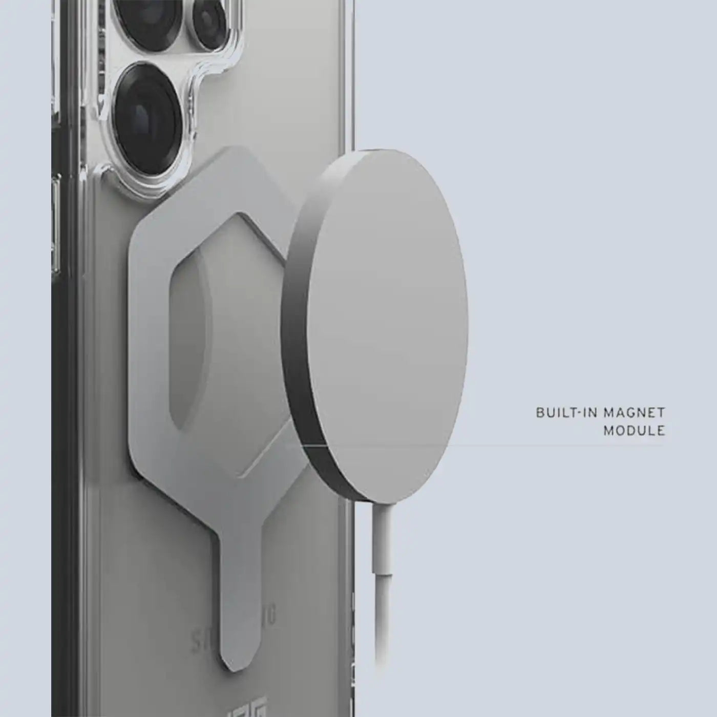UAG Samsung Galaxy S25 Ultra Case 6.8" Plyo Pro - Clear Ice/Silver