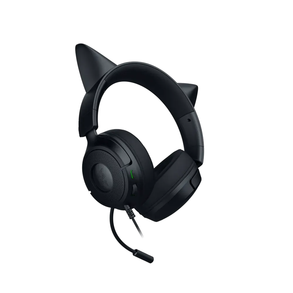 Razer Kraken Kitty V3 X - Gaming Headset in Black for Ultimate Gaming Experience