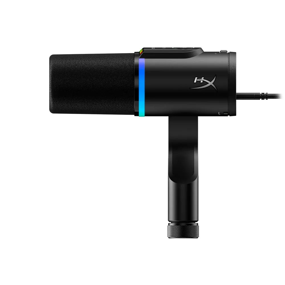 HyperX FlipCast - USB/XLR Dynamic Microphone for Superior Audio Performance - Black