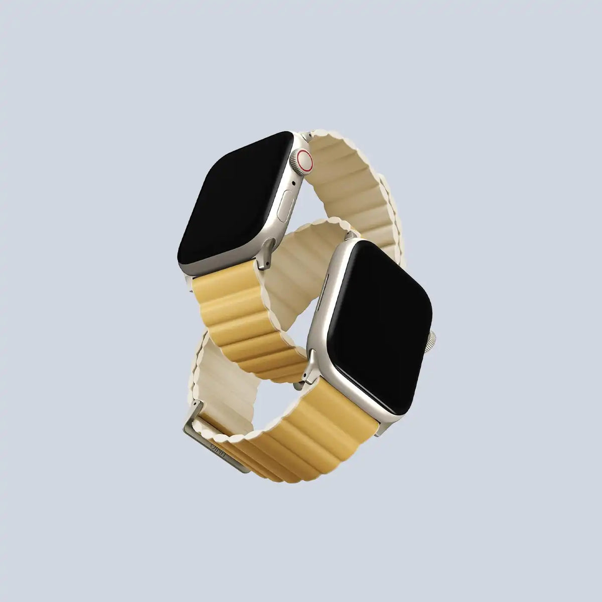Uniq Revix Premium Edition Reversible Mag. Apple Watch 41/40/38mm Str. (Canary Yellow/Ivory