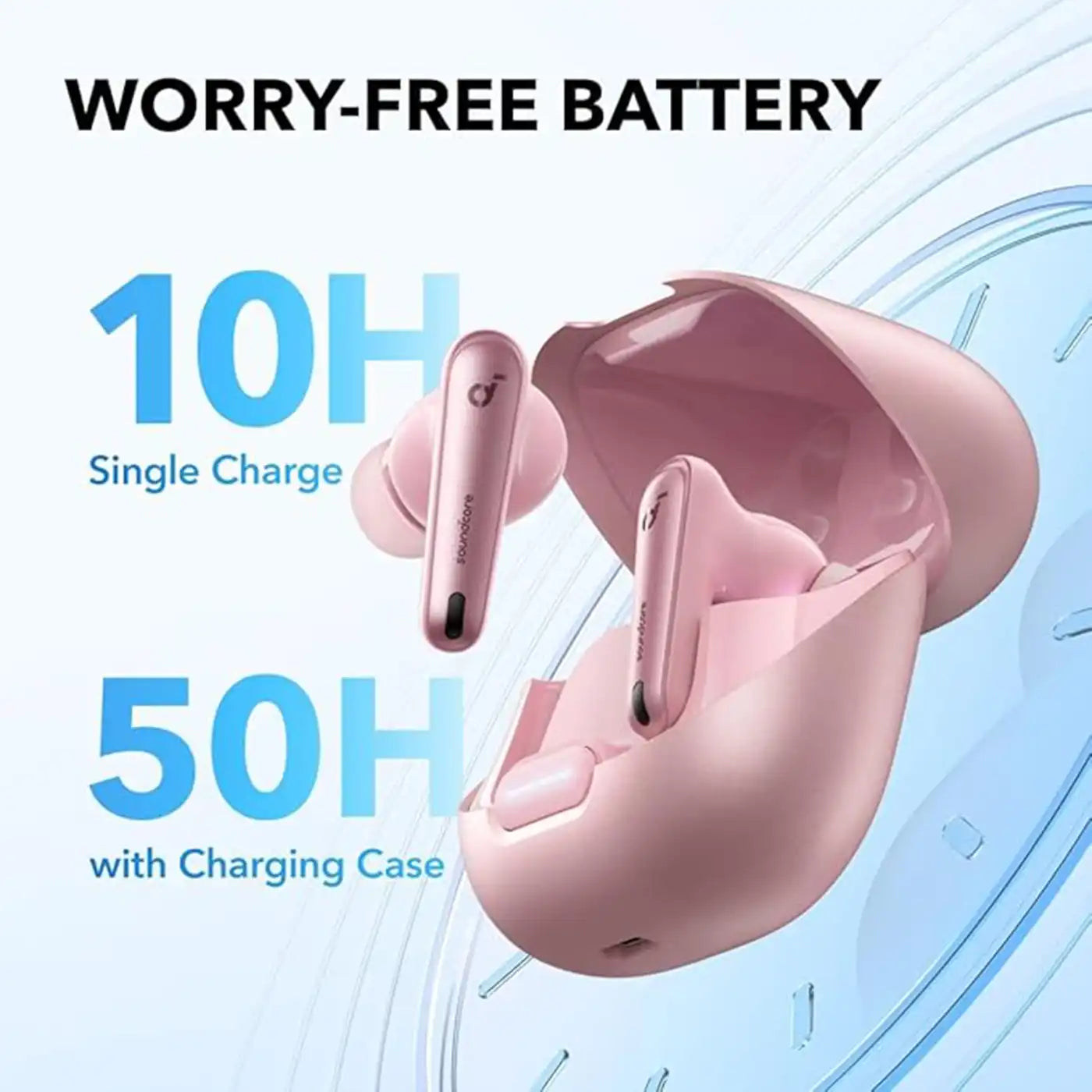 Soundcore by Anker Liberty 4 NC Wireless Earbuds-Pink