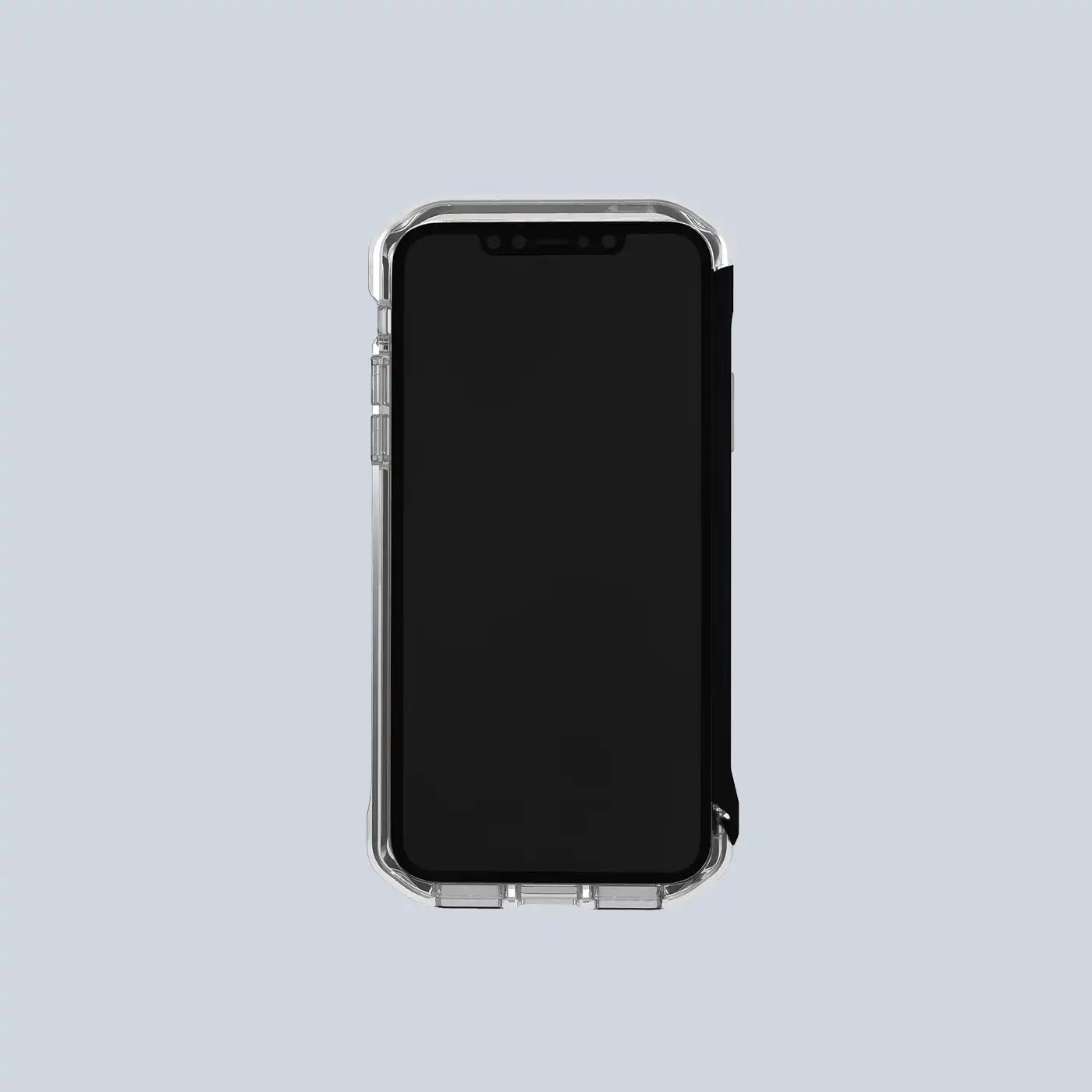 ⁦Element Case iPhone 11 Rail - Clear/Solid Black⁩