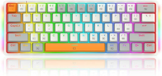 Akali Wired 60% Rgb Mechanical Gaming Keyboard with Red switch (English)