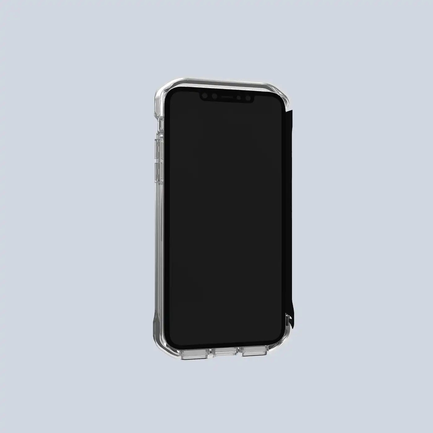 ⁦Element Case iPhone 11 Rail - Clear/Solid Black⁩