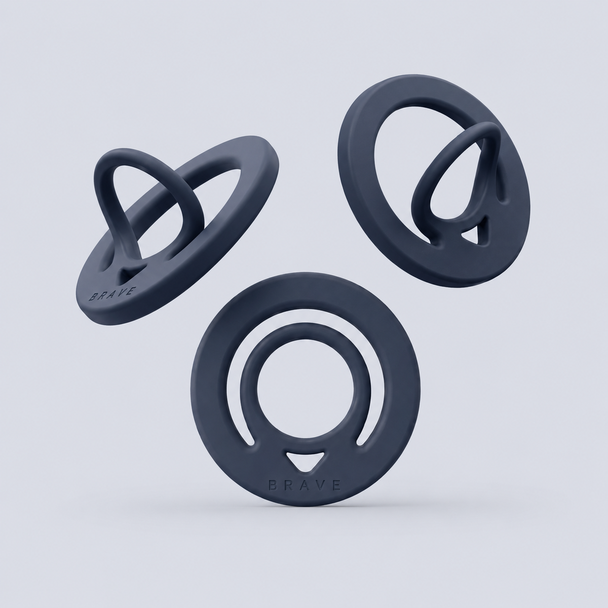 ⁦Brave GRIP Magnetic Finger Ring Holder - navy blue⁩