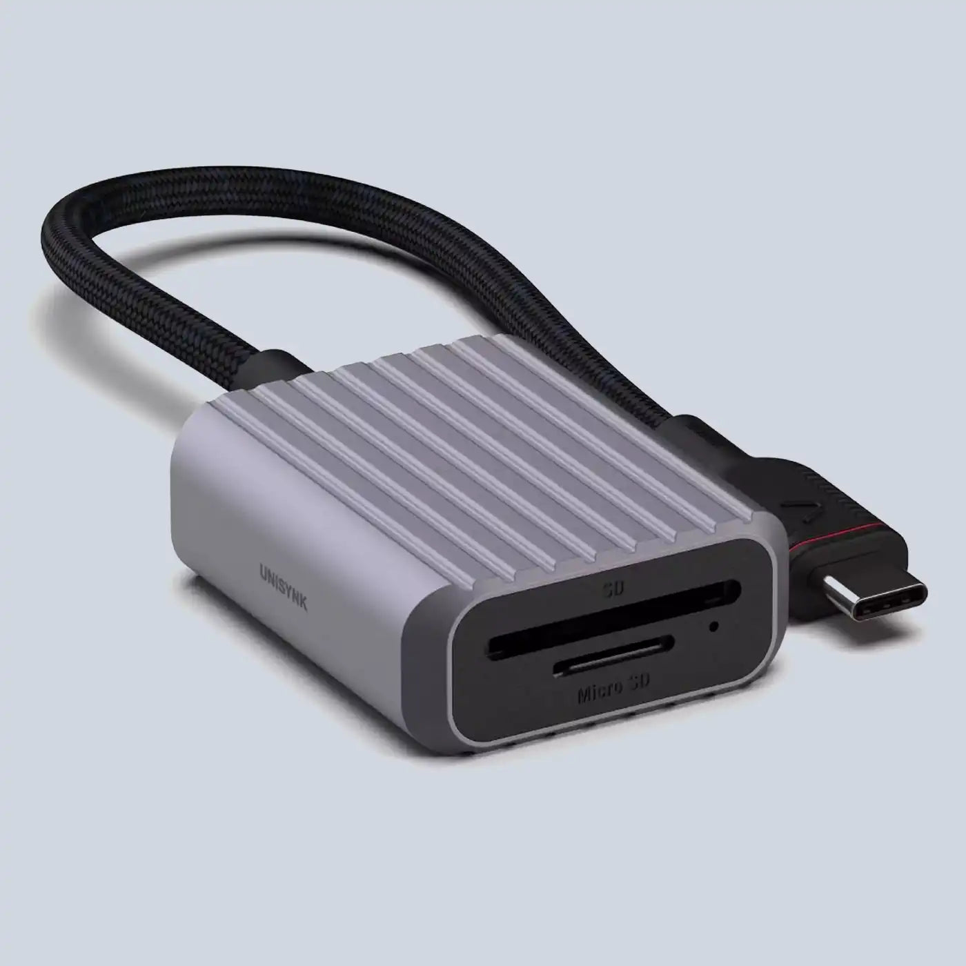 ⁦Unisynk USB-C to MicroSD Card Adapter⁩ – ⁦Grey⁩