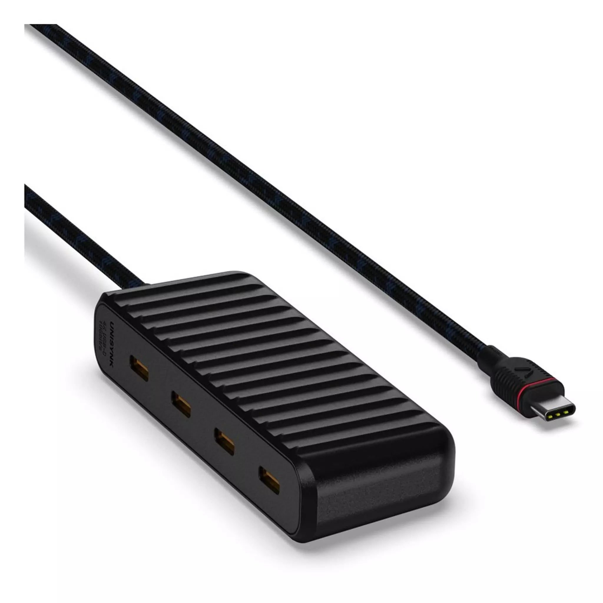Unisynk USB-C to 4 USB-C Hub charger Black product photo