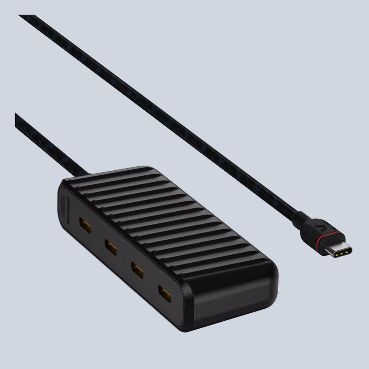 Unisynk USB-C to 4 USB-C Hub charger Black product photo