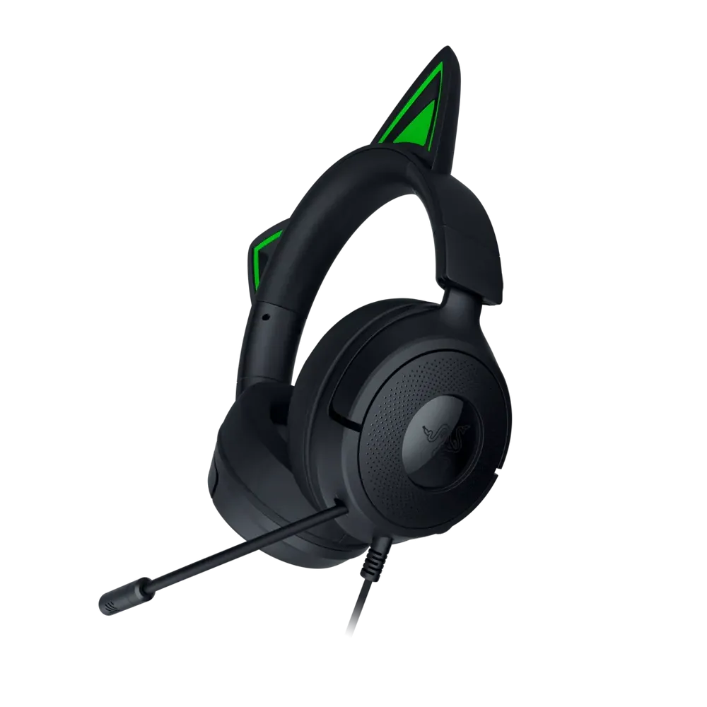 Razer Kraken Kitty V3 X - Gaming Headset in Black for Ultimate Gaming Experience