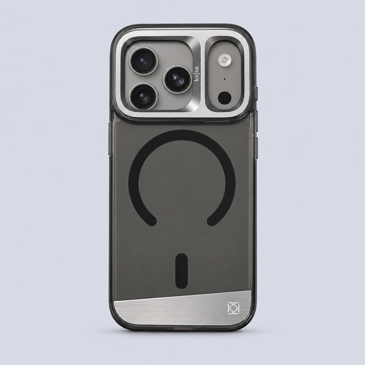 Kajsa Trans Shield Aluminum Frame Case for iPhone 17 Pro MagSafe Color Mixed