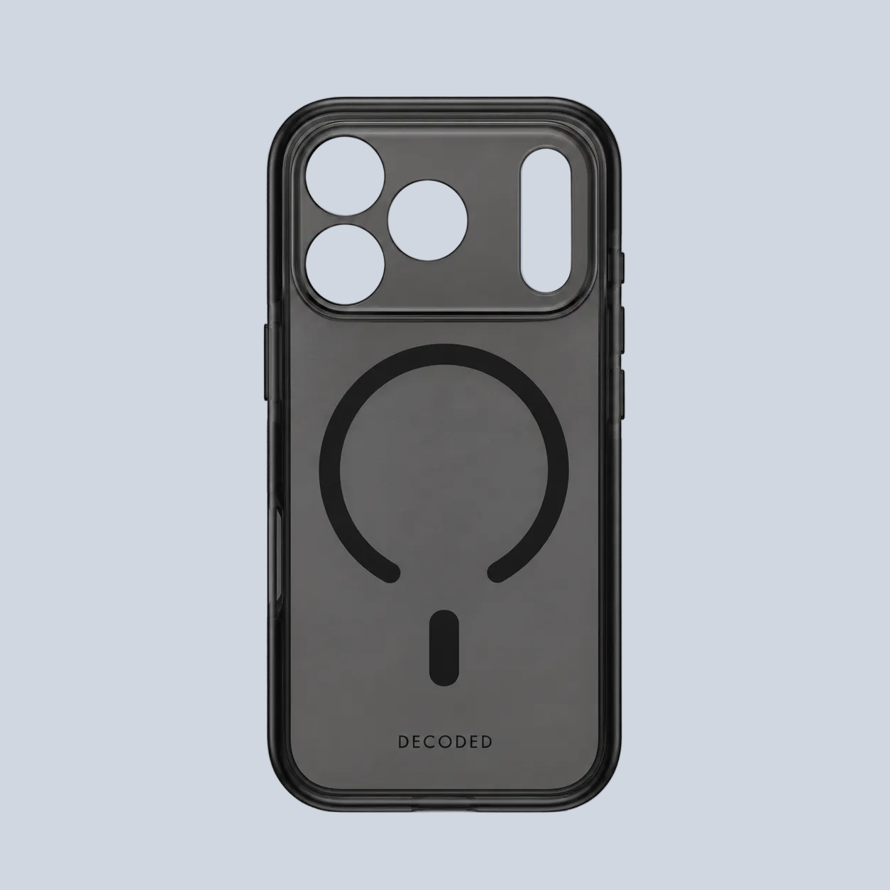 Decoded DropTec MagSafe Back Cover for iPhone 18 Pro Max / 17 Pro Max – Smoke Black