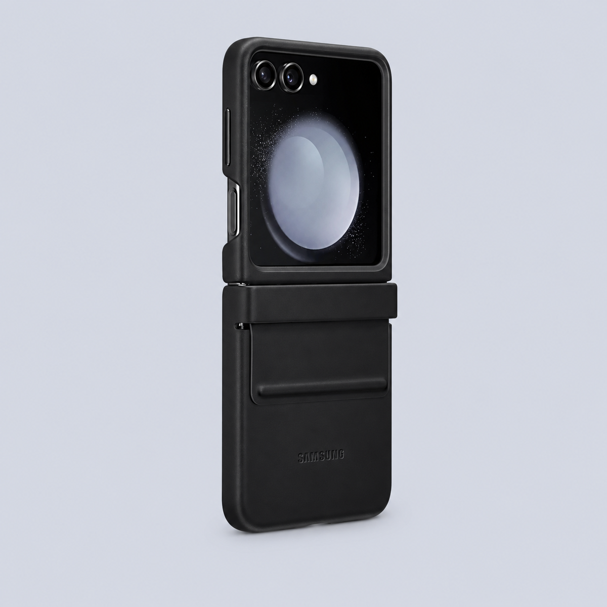 Samsung Flap Case for Galaxy Z Flip5 - Black phone case product photo
