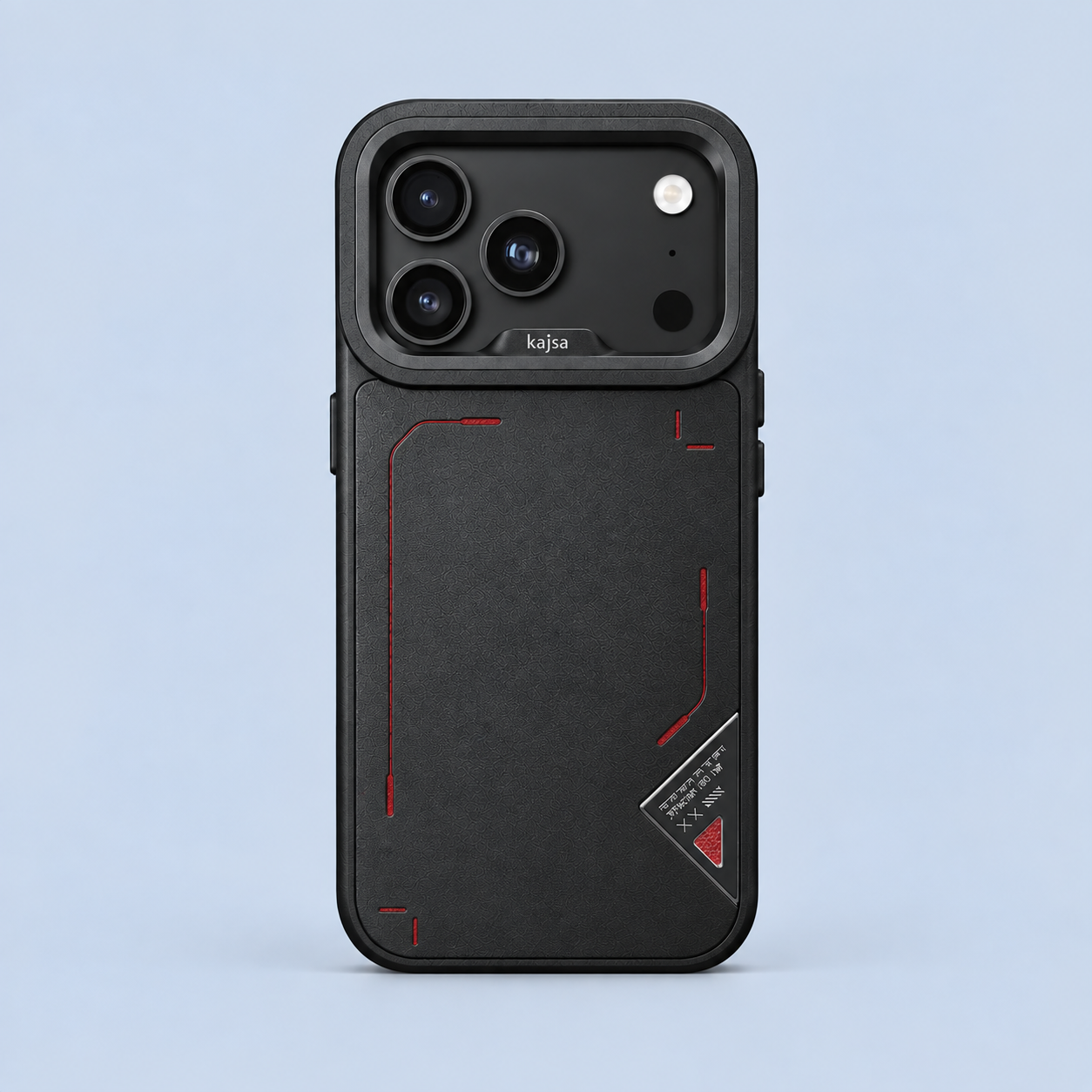 غلاف ⁦iPhone 17 Pro Max⁩ من ⁦Kajsa⁩ باللون الأسود