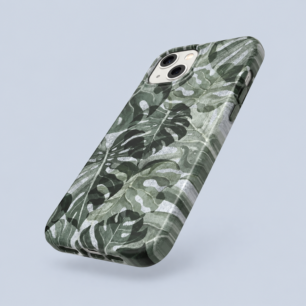 Tech21 iPhone 13 EcoArt Case  - Delicate Earth Green