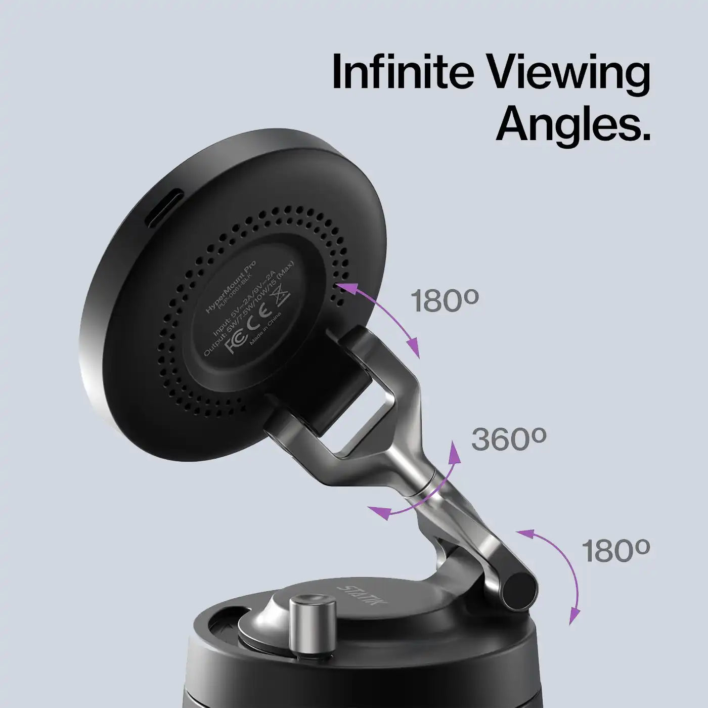 Statik HyperMount Pro Magnetic Charging Phone Holder