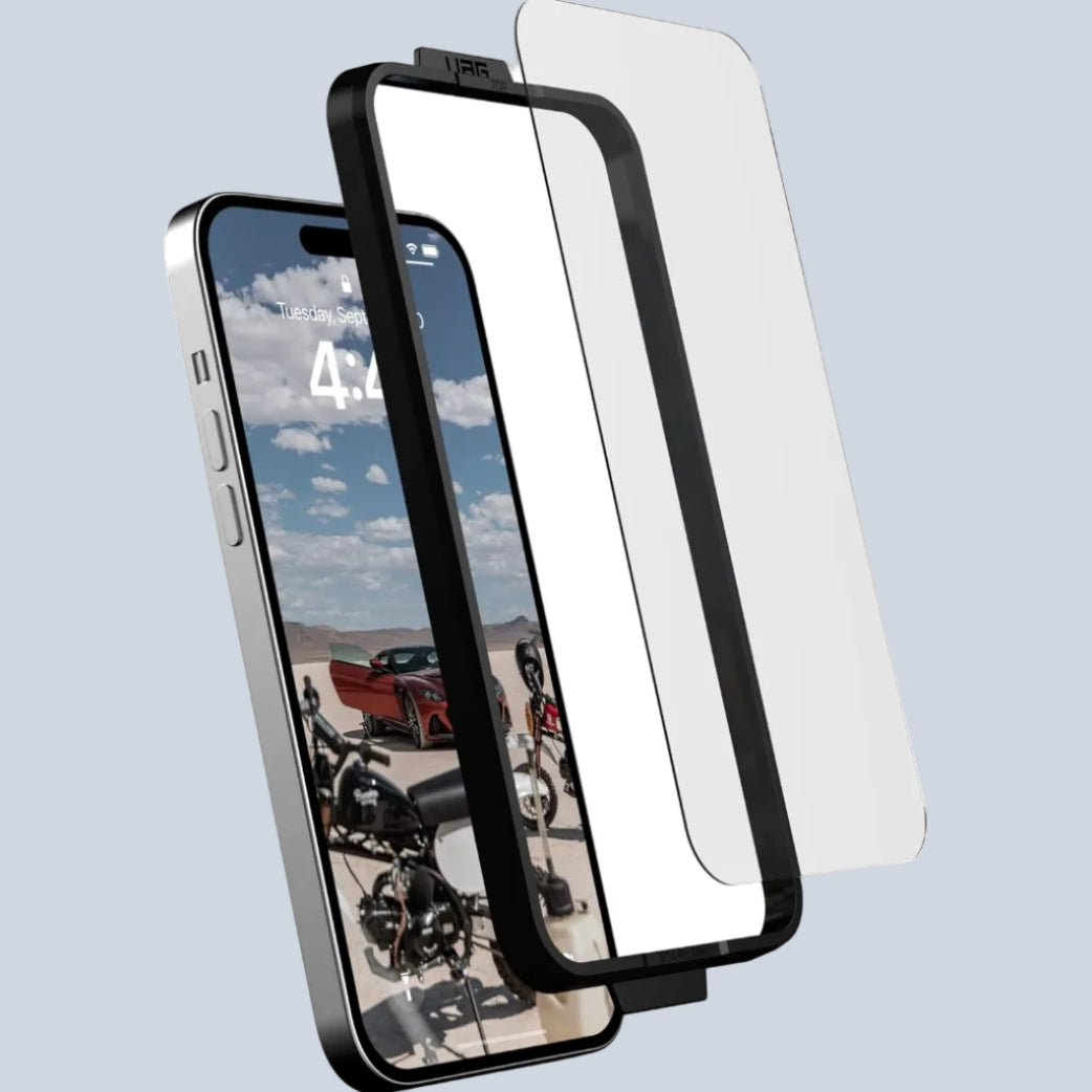 UAG Plus Tempered Glass Screen Protector for Apple iPhone 14 Pro Max product photo