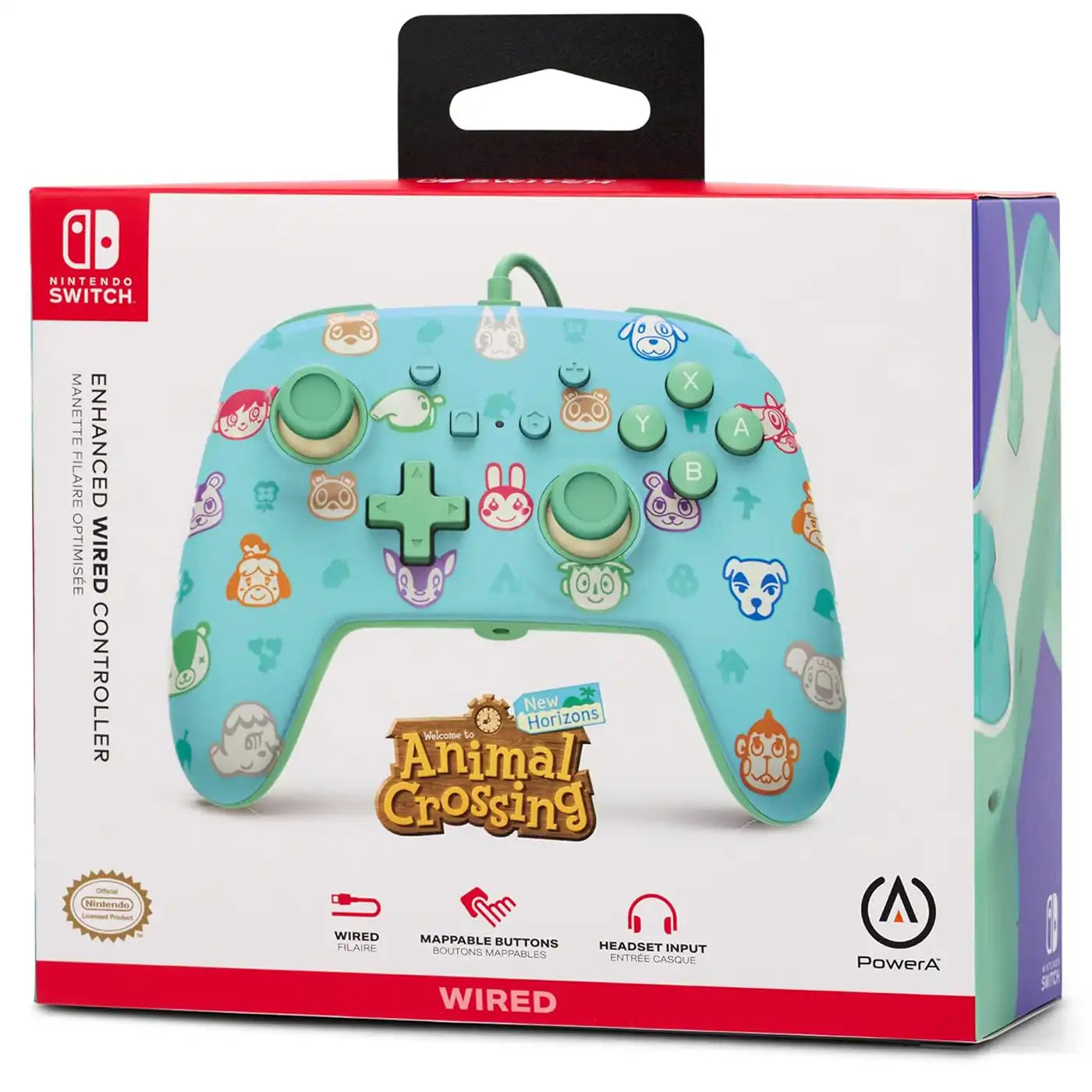 Enhanced Wired Controller for Nintendo Switch Animal Crossing product image