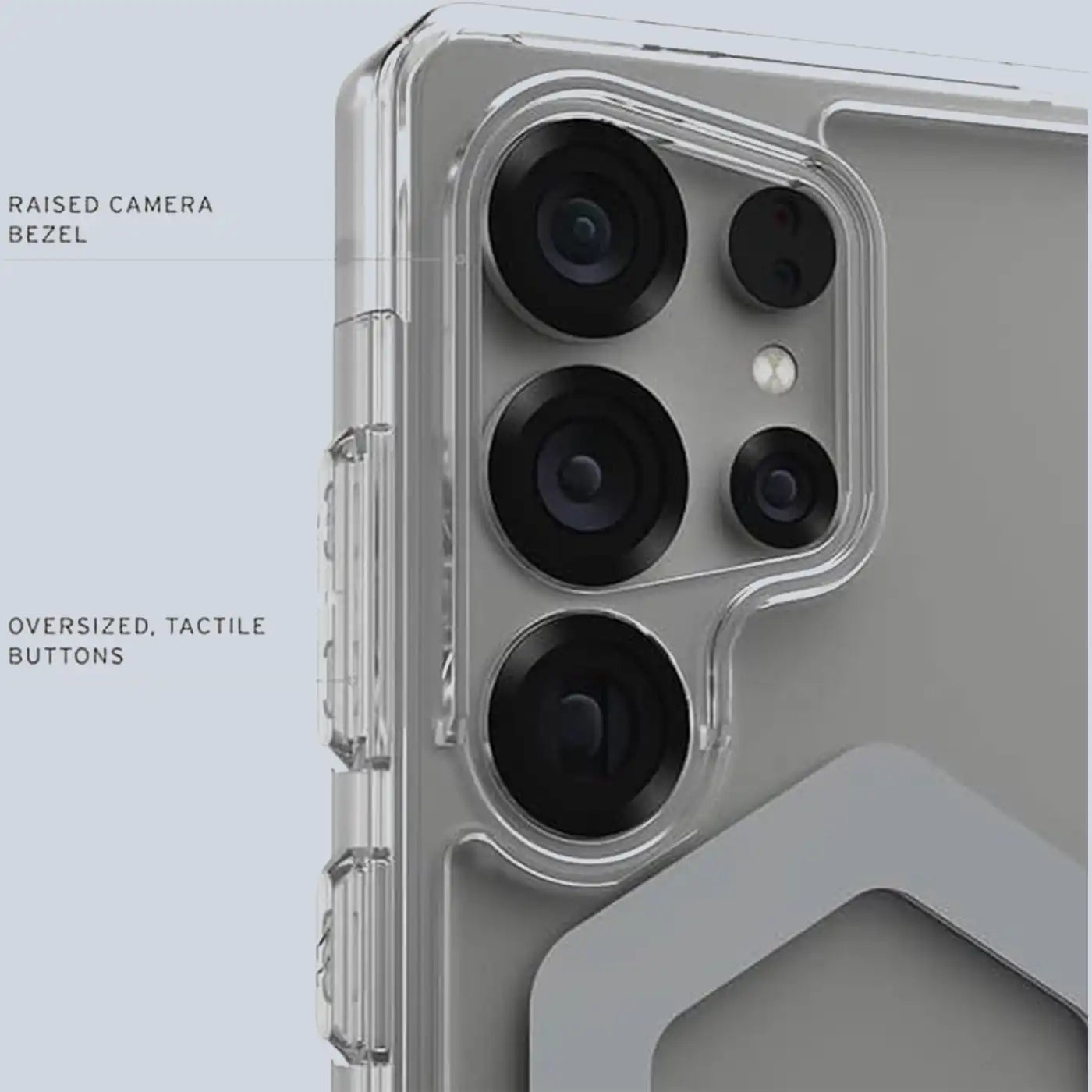 UAG Samsung Galaxy S25 Ultra Case 6.8" Plyo Pro - Clear Ice/Silver