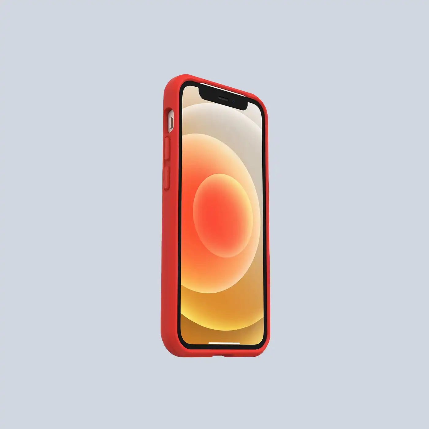 ⁦OtterBox iPhone 12 mini React Case Clear Red⁩