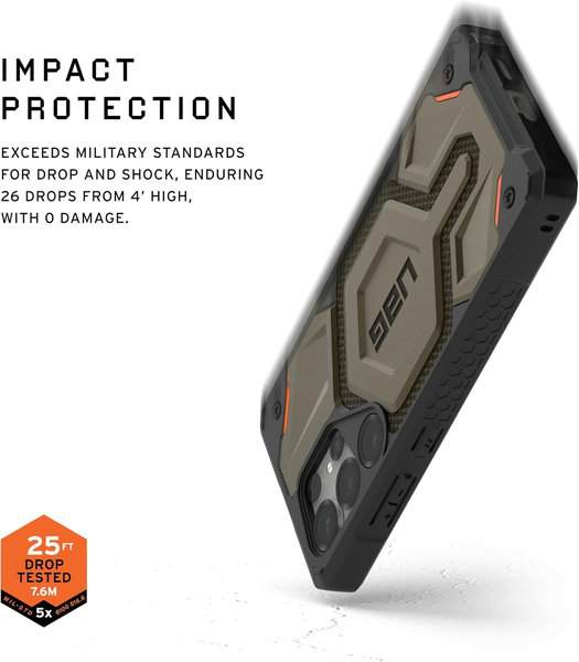 UAG Samsung Galaxy S25 Ultra Case 6 8" Monarch Pro- Kelvar Element Green
