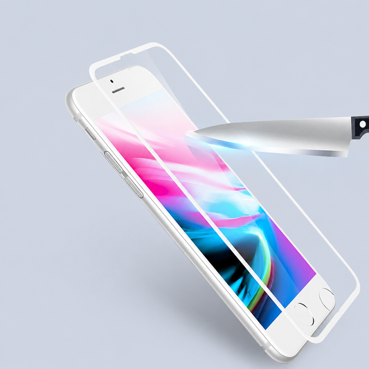 Rock iPhone 6 6S 7 8 Plus Screen Protector - White