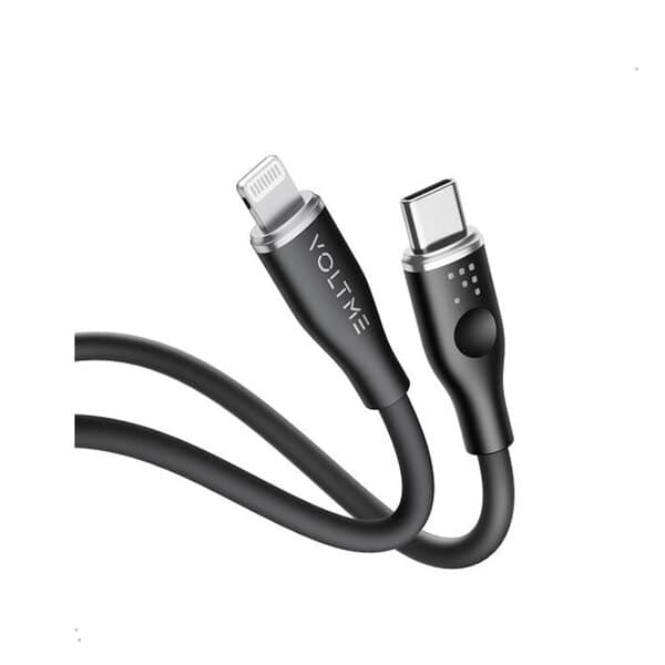 Voltme Powerlink Moss Liquid Silicon Cable Type C to Lightning 3A 1 2M product photo