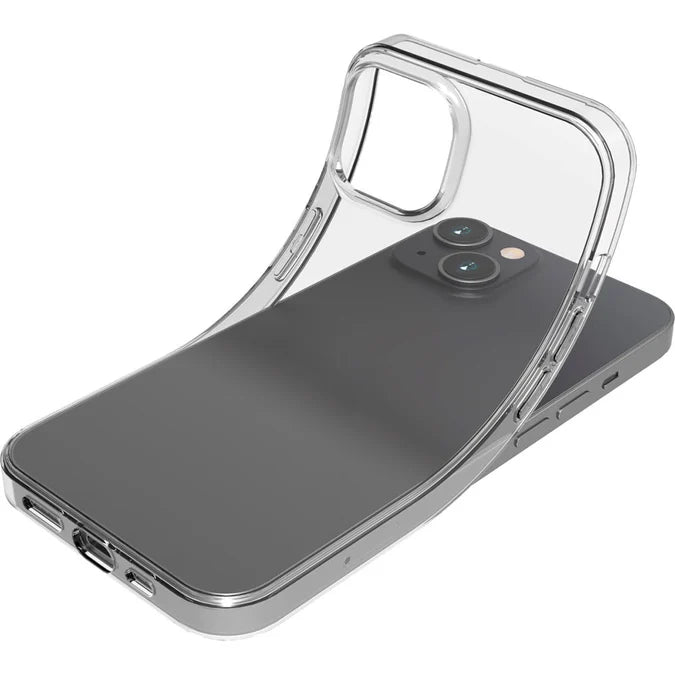 Puro iPhone 15 Puro Ultra Slim Back Cover 0 3mm - Transparent - clear back view