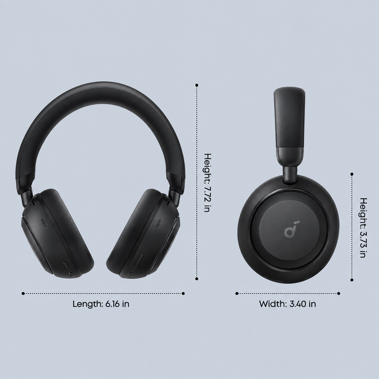 Soundcore 2 Wireless Over-Ear Headphones   – Black