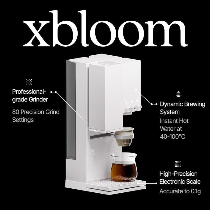 Xbloom Automatic Coffee Machine with Built-In Grinder and Precision Scale