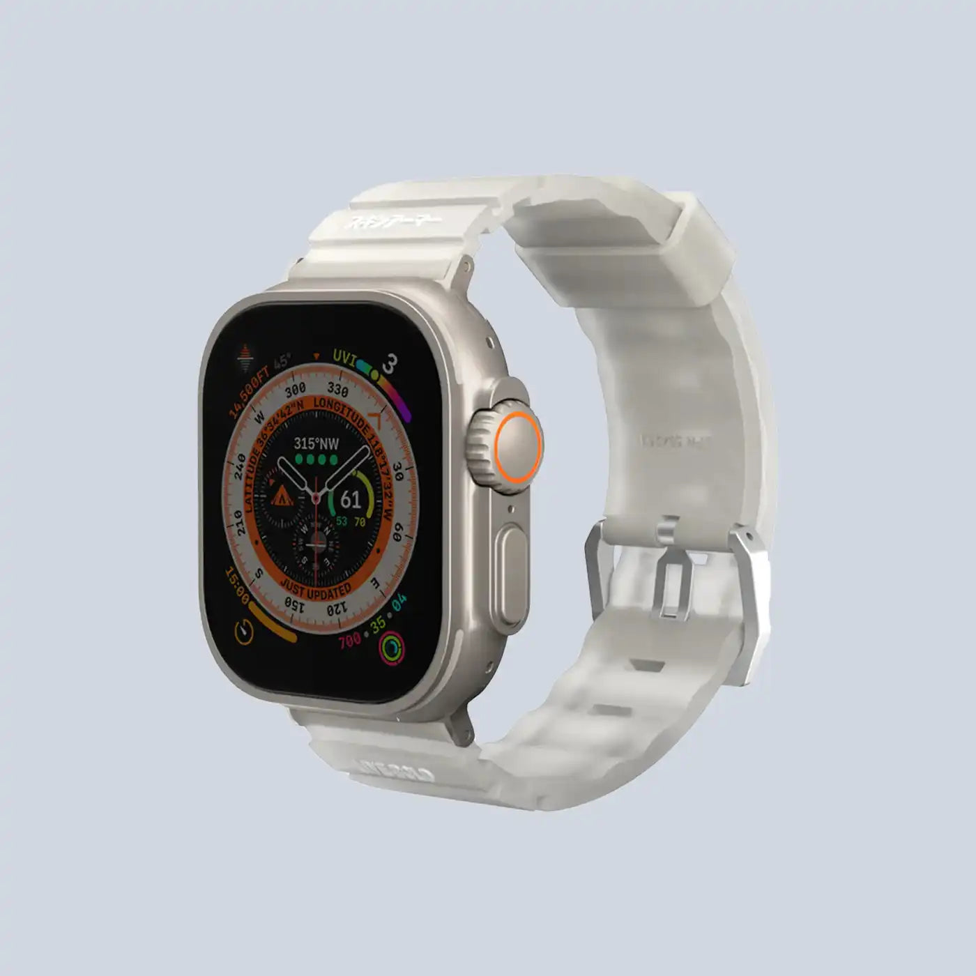 سوار ⁦Skinarma Apple Watch Ultra Shokku 49mm - Frost⁩