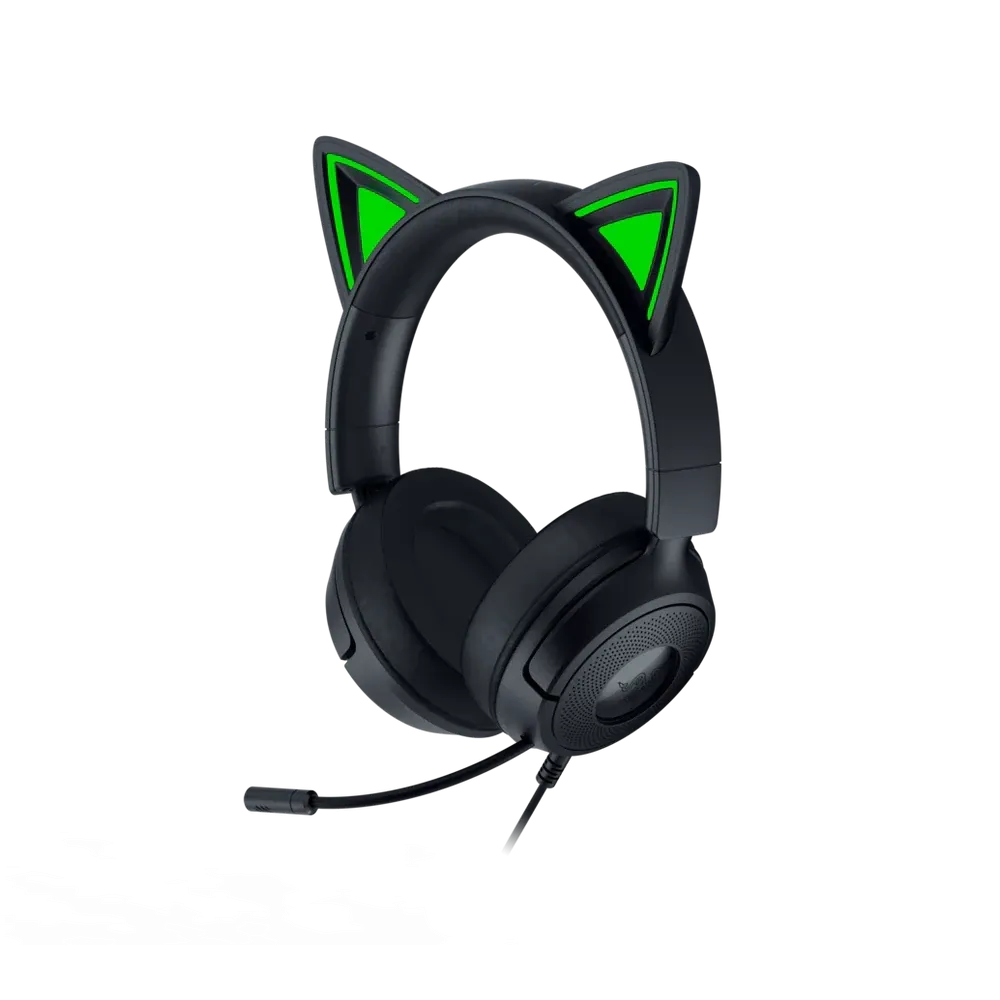 Razer Kraken Kitty V3 X - Gaming Headset in Black for Ultimate Gaming Experience
