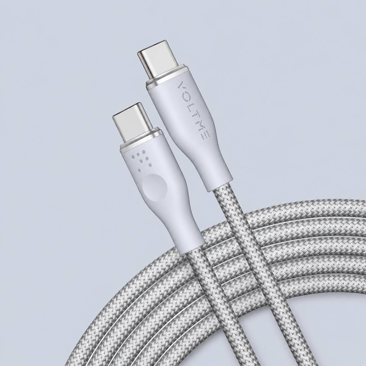 Voltme PowerLink RUGG USB-C to USB-C Cable – 100W – 1.8M – Grey