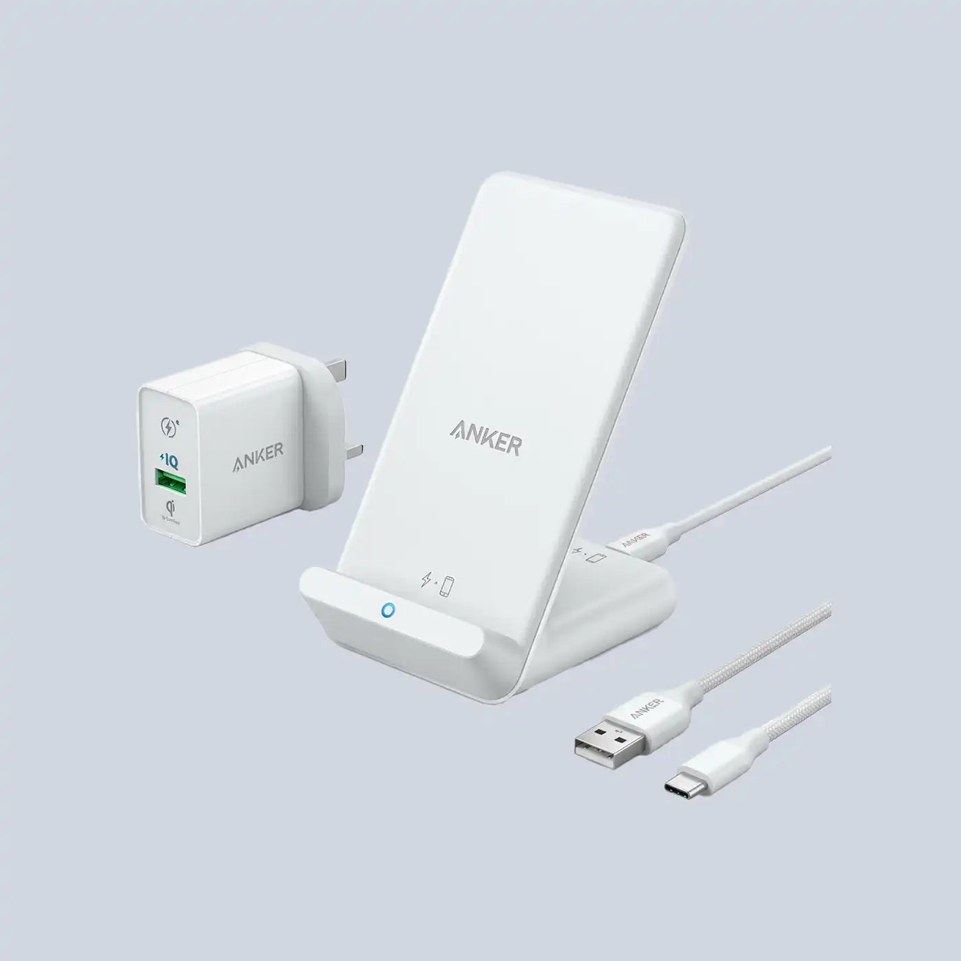 Anker Powerwave 7 5W Stand Wireless Charger-White product photo