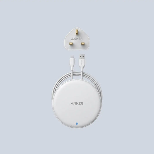 Anker PowerWave 7 5W Pad Wireless Charger - White product photo