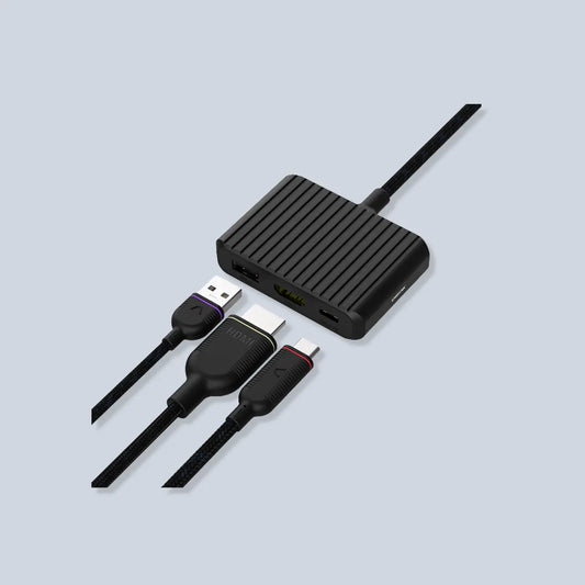 Unisynk 3 PORT USB C HUB V2 Black