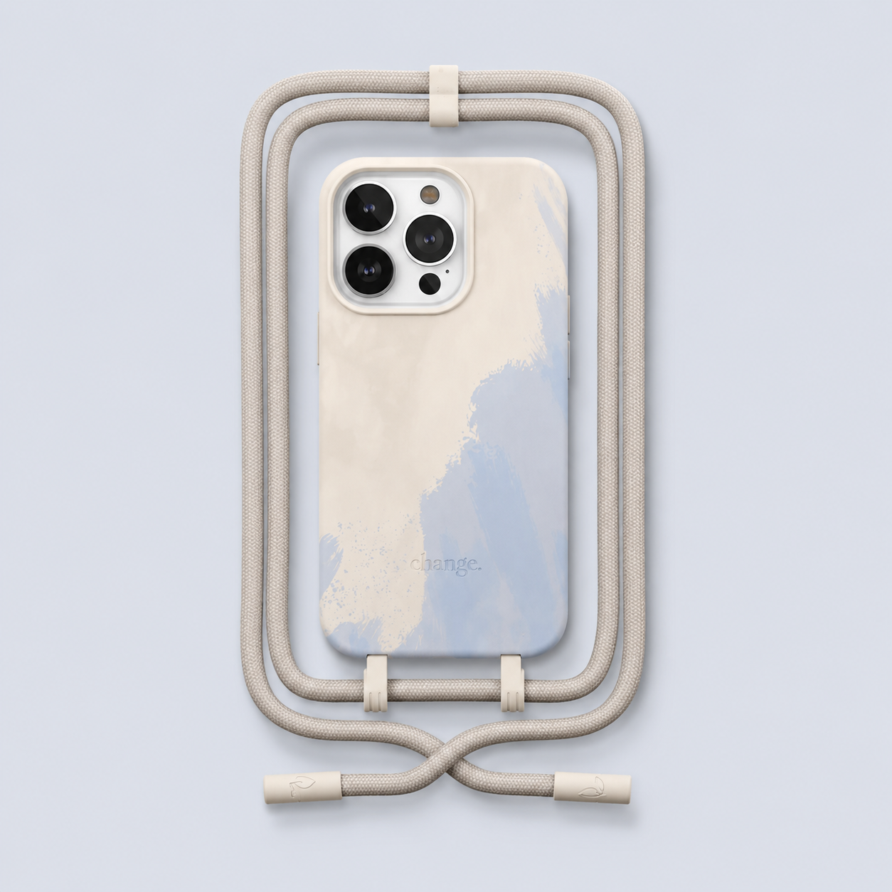 Woodcessories Change Case iPhone 14 Pro Max Beige Blue product photo