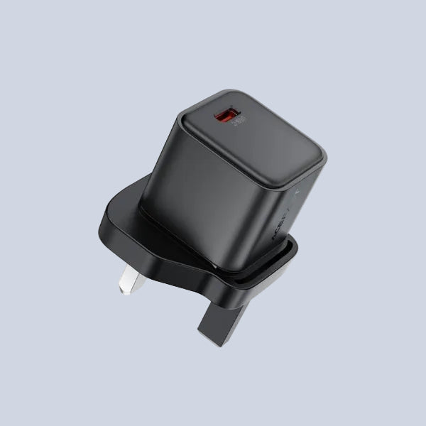 Acefast Fast Charge Wall Charger A123 PD20W GaN 1xUSB-C UK product photo