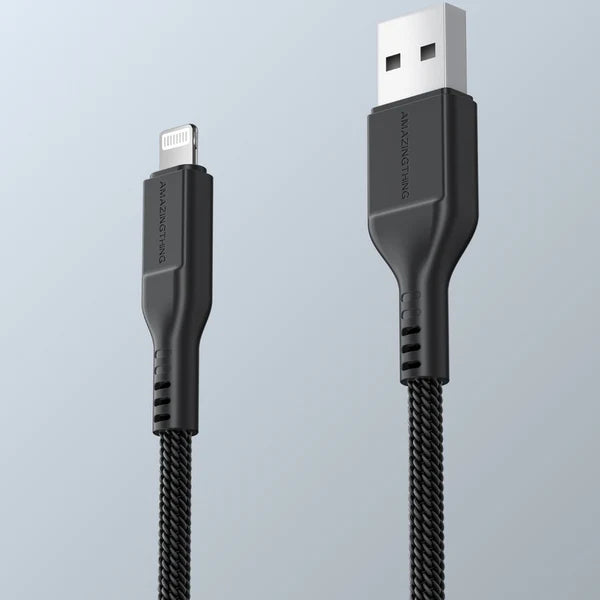 AmazingThing USB-A to Lightning 3 25A 1 1m Cable - Black product photo
