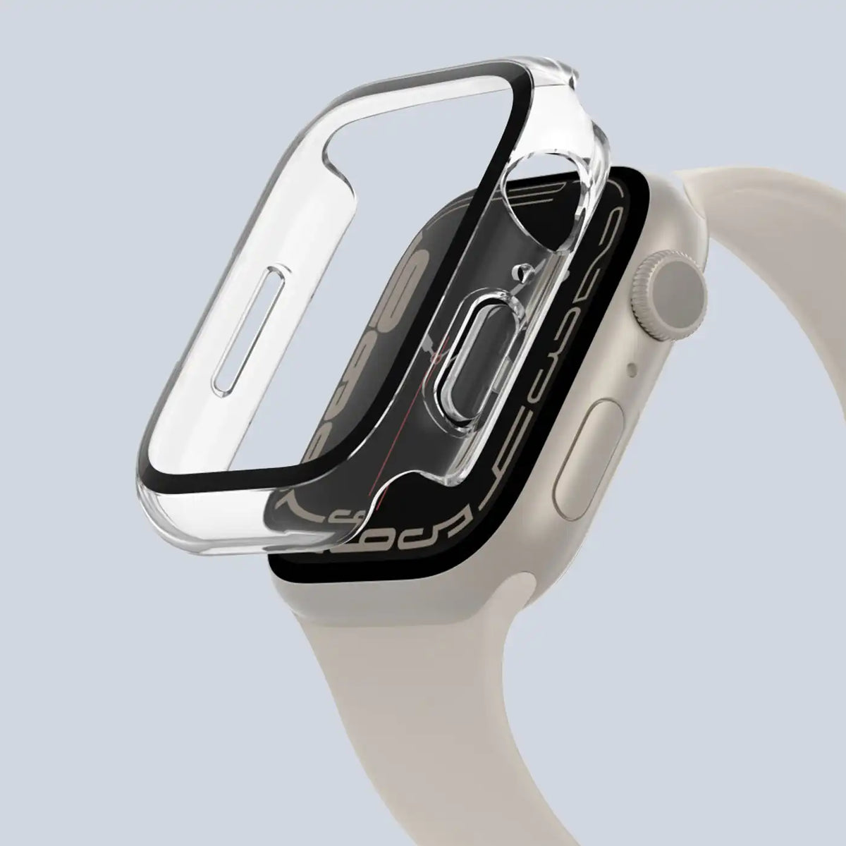 ⁦Belkin 2-in-1 Treated Screen Protector + Apple Watch 45 m-clear⁩