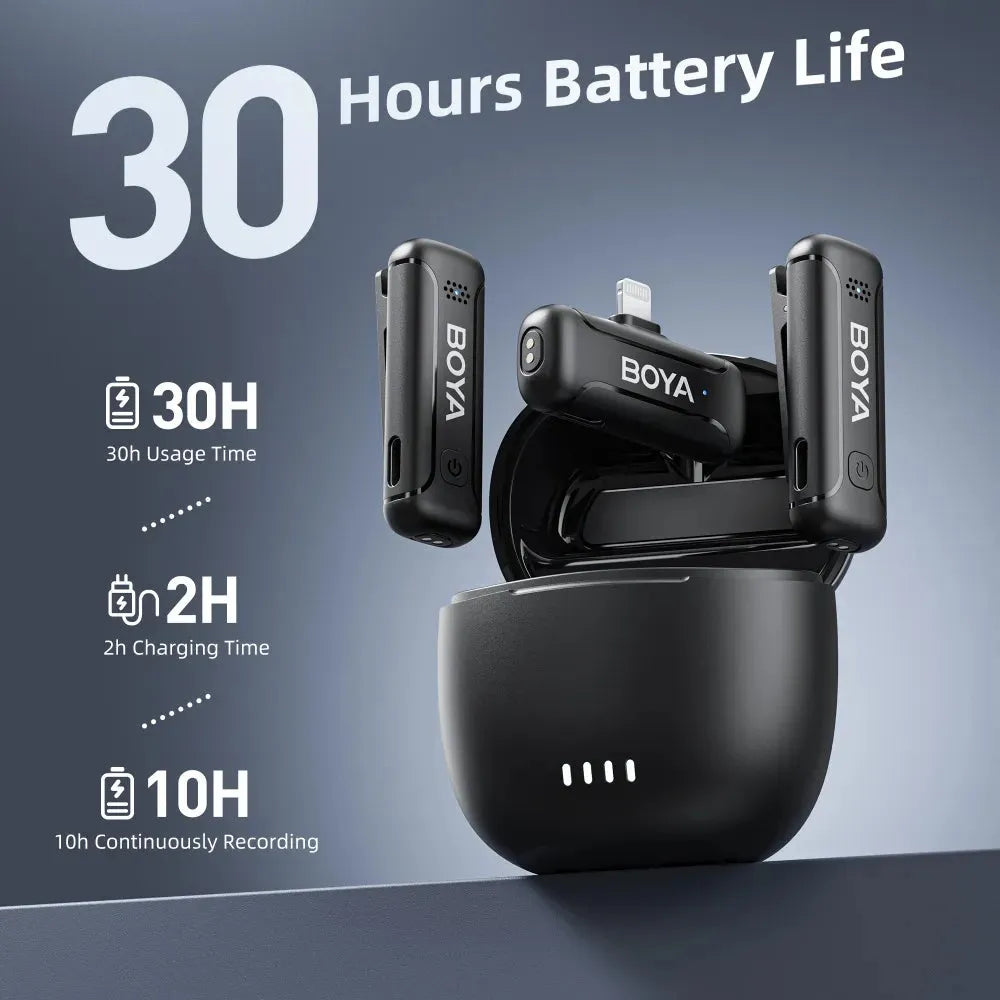 BOYA WM3T-D2 Lightning  Charging Case