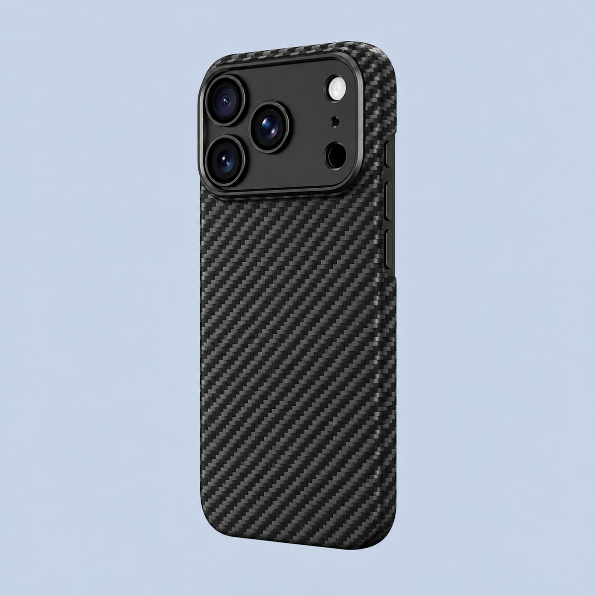 ⁦AmazingThing iPhone 18 Pro Max Titan Max Lens Case⁩ مع غطاء للكاميرا أسود