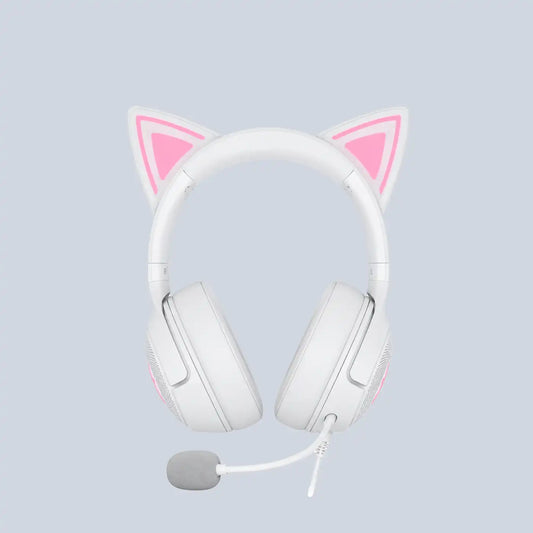 Razer Kraken Kitty V2 Wired Chroma Headset - White product photo